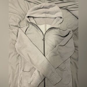 Lululemon Grey Full Length Zip Up - discontinued style